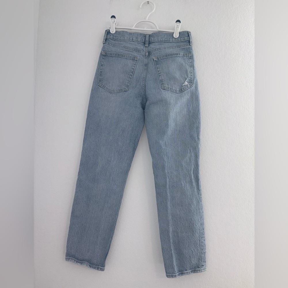 GAP Denim Cheeky Straight High Rise Jeans Light Wash - Picture 3 of 11
